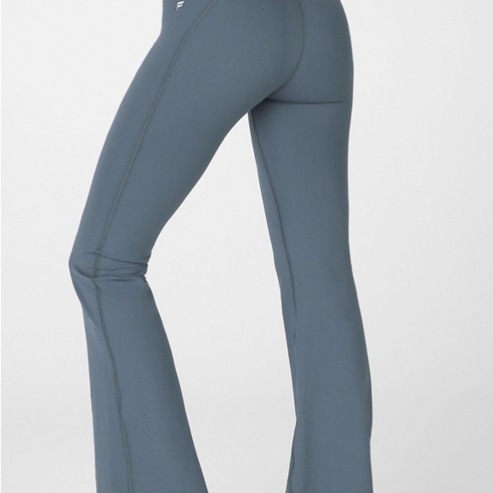 Fabletics Ultra High Waisted PureLuxe Wide Leg Flared Leggings
